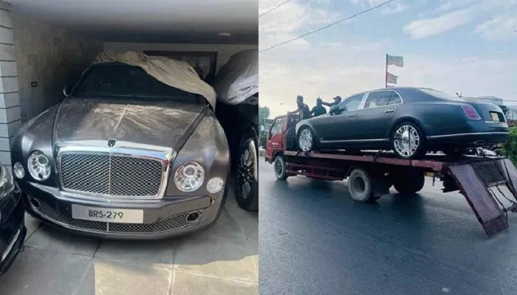 Siêu sang Bentley Mulsanne bị trộm mang  ra nước ngoài vẫn tìm thấy nhờ định vị