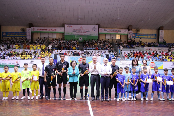 Bồi đắp thế hệ tương lai bóng đá Việt Nam qua giải Toyota Cup 2022