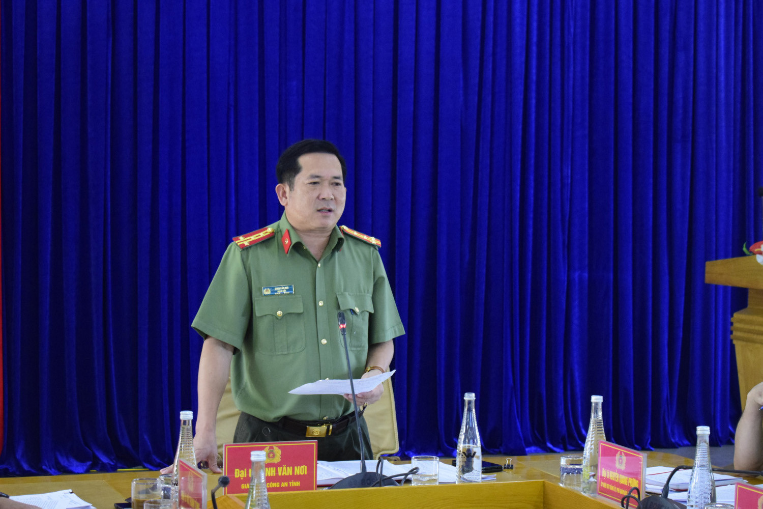 Hoạt động đầu tiên của ông Đinh Văn Nơi khi làm Giám đốc Công an Quảng Ninh