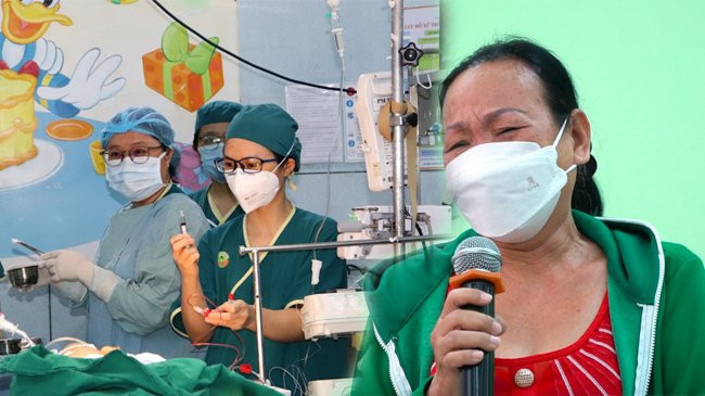 Mẹ khóc nghẹn khi con trai 15 tuổi được ghép thận từ người chết não