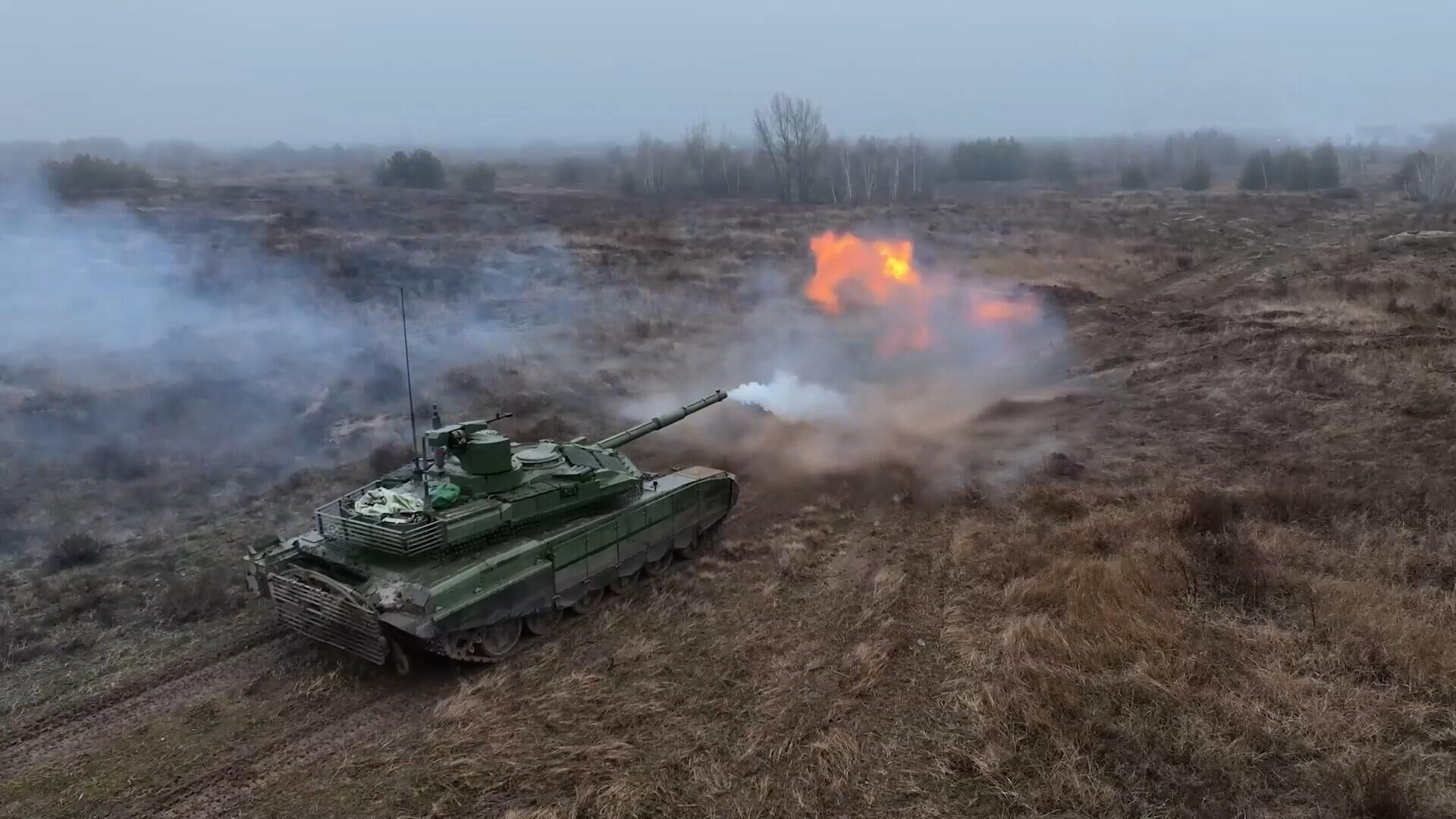 Video T-90M Proryv của Nga né tên lửa chống tăng