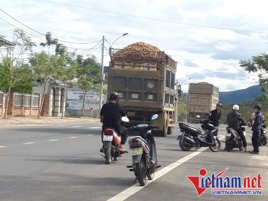 Xe quá tải giày xéo tỉnh lộ, Sở GTVT Kon Tum yêu cầu tăng cường tuần tra