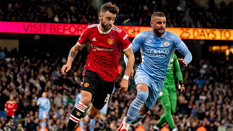 Xem trực tiếp derby MU vs Man City ở đâu, kênh nào?