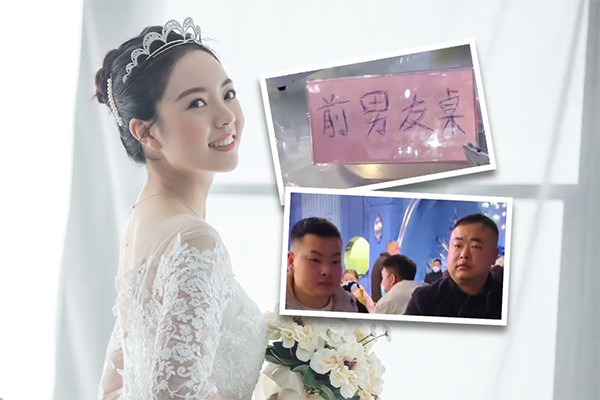 Cô dâu xếp mâm cho 5 người cũ ngồi chung trong đám cưới