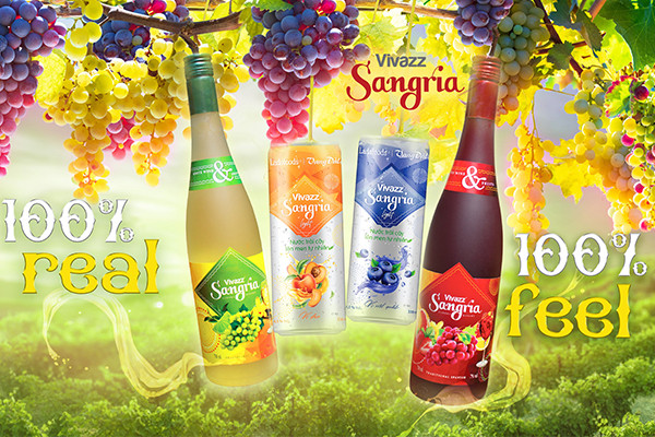 Vivazz Sangria - thưởng thức vang với đá phong cách Tây Ban Nha