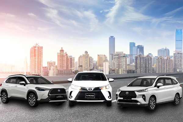 Toyota dẫn đầu thị trường ô tô du lịch Việt Nam năm 2022