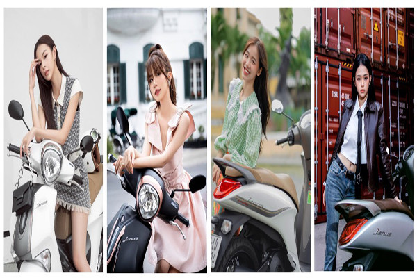 Dàn hot girl Gen Z ‘toả sáng’ bên Yamaha Janus