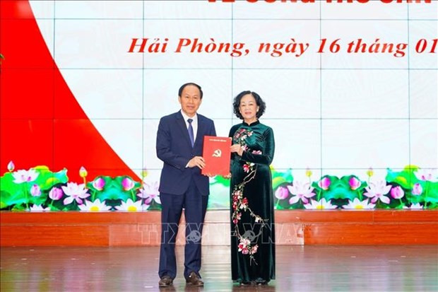 Hai Phong city has new Party Committee Secretary hinh anh 1