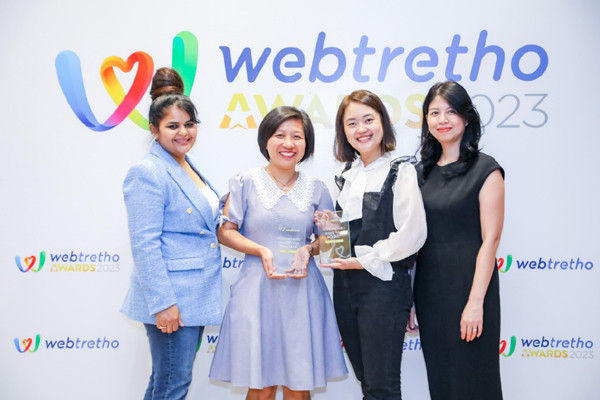 Nestlé NAN giành hai giải thưởng tại Webtretho Awards 2023