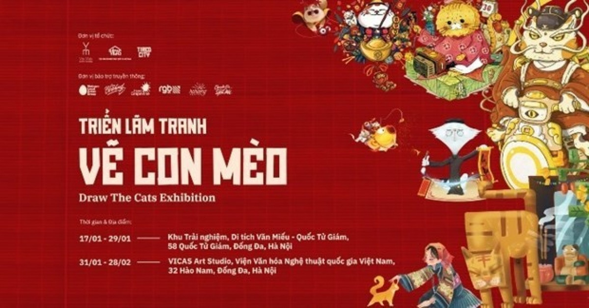 art exhibition celebrates the year of the cat opens in hanoi picture 1