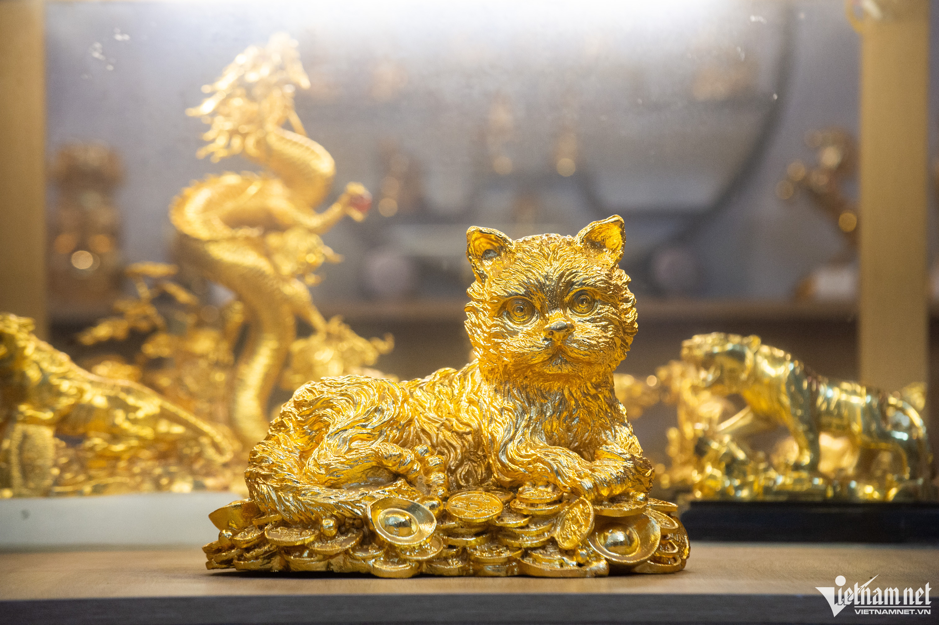 Mua Combo 06 mô hình mèo vàng dễ thương dùng trang trí tiểu cảnh  terrarium móc khóa DIY tại 1naichuoi9 store 01