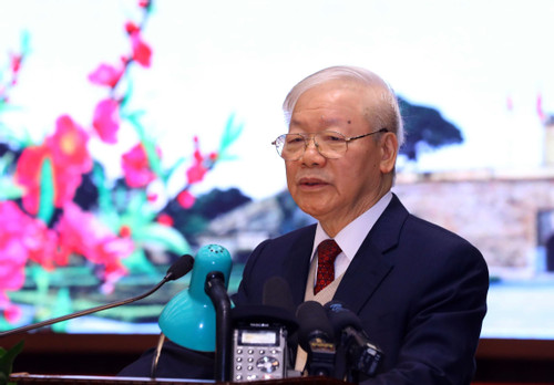 Tổng Bí thư Nguyễn Phú Trọng: Cán bộ chủ chốt của Thủ đô càng phải gương mẫu