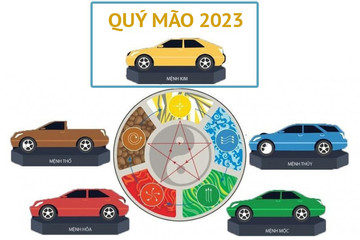 Những màu xe nào hợp cho việc đi xông đất vào năm Quý Mão 2023?