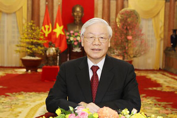 Lãnh đạo nhiều nước chúc mừng năm mới tới Tổng Bí thư Nguyễn Phú Trọng