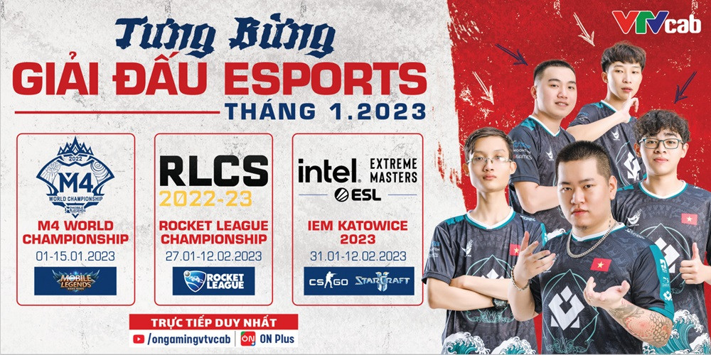 Bùng nổ các giải đấu eSports quốc tế dịp đầu năm