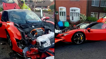 Lái siêu xe Ferrari gây tai nạn rồi bỏ trốn, nam tài xế đối diện án phạt 2 năm tù