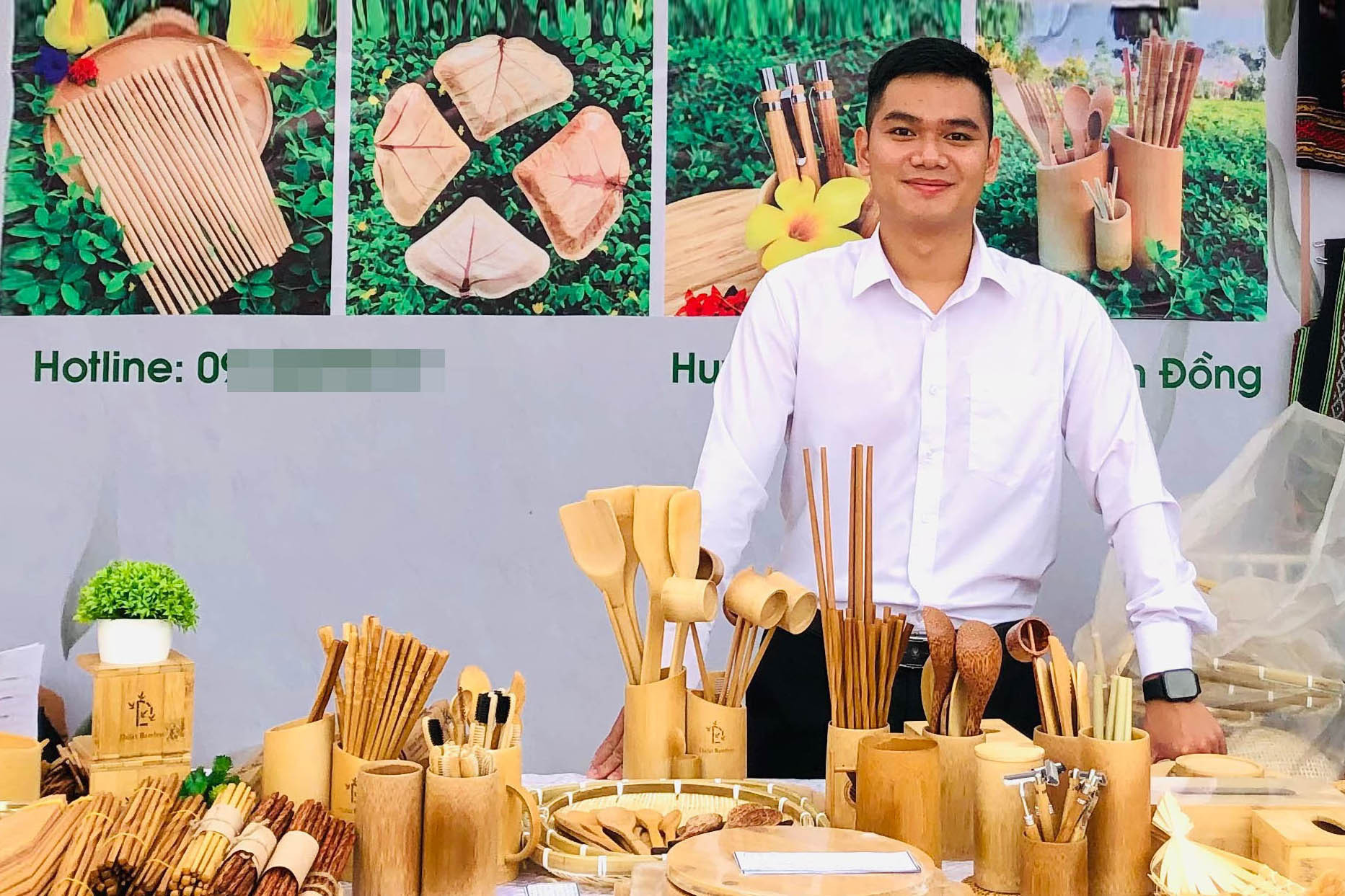 Cử nhân Luật về quê làm bạn với cây tre, bảo vệ môi trường