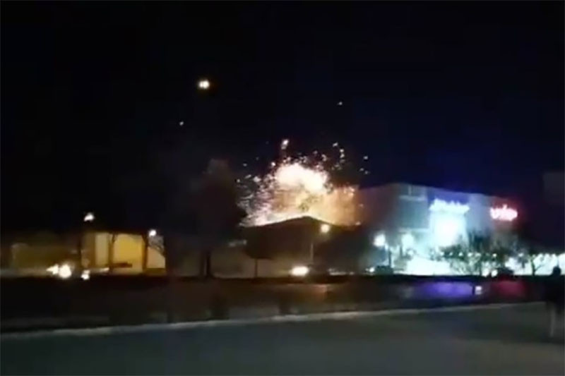 Video nhà máy quân sự Iran bị tấn công bằng máy bay không người lái