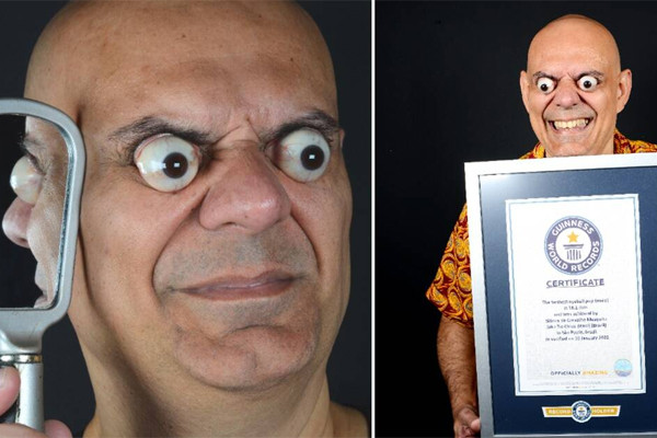 Những kỷ lục Guinness thế giới kỳ lạ về đôi mắt