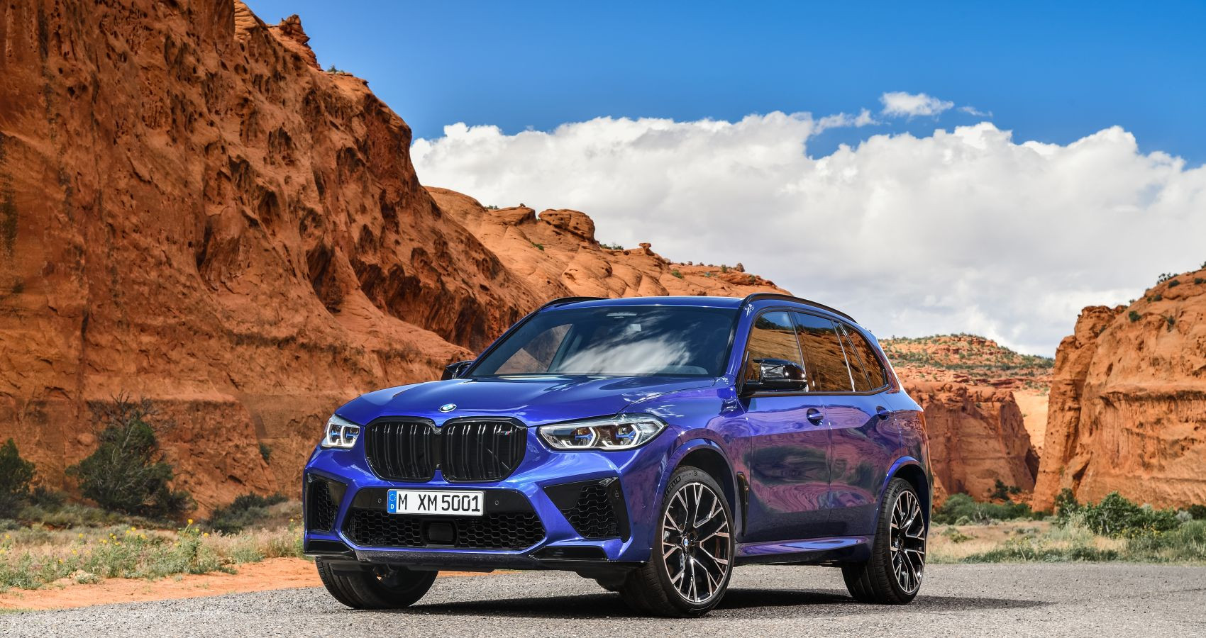 2023 BMW X5 M Competition Front Three Quarter On Road