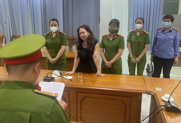 Company executive accused of abusing freedom, democracy rights hinh anh 1