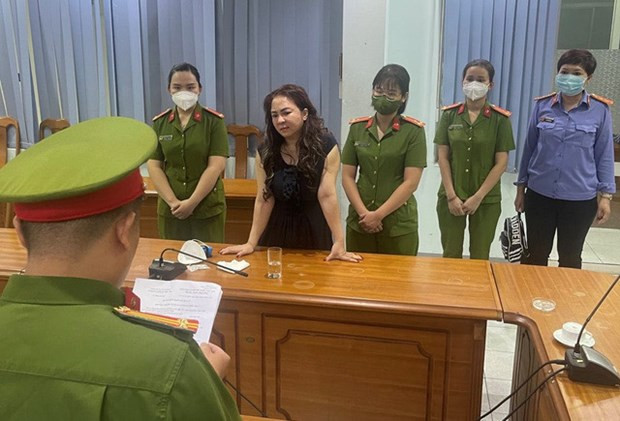 Company executive accused of abusing freedom, democracy rights hinh anh 1