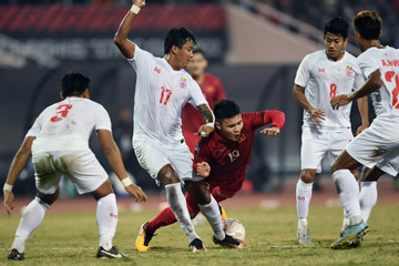 Trận thắng 'nhẹ' 3-0 của các học trò HLV Park Hang-seo trước Myanmar