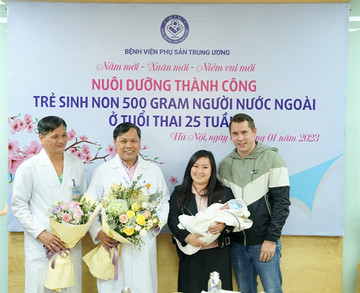 National Hospital of Obstetrics and Gynecology successfully saves 500-gram premature baby