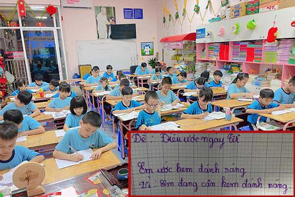 Đọc mảnh giấy ghi ước mơ của học trò nhỏ, thầy giáo trẻ bật khóc