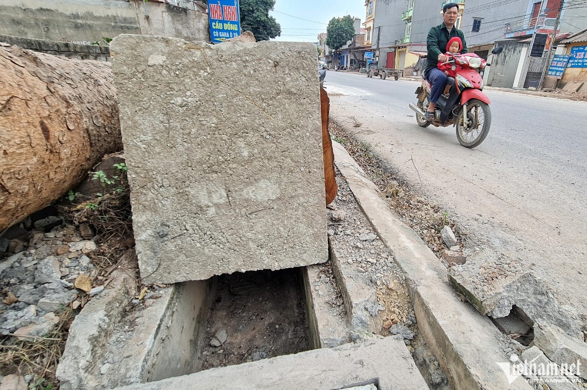 Bắc Giang chỉ đạo xử lý khẩn dãy cống bật nắp bên đường
