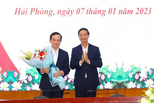 Ông Đỗ Mạnh Hiến điều hành hoạt động Đảng bộ TP Hải Phòng