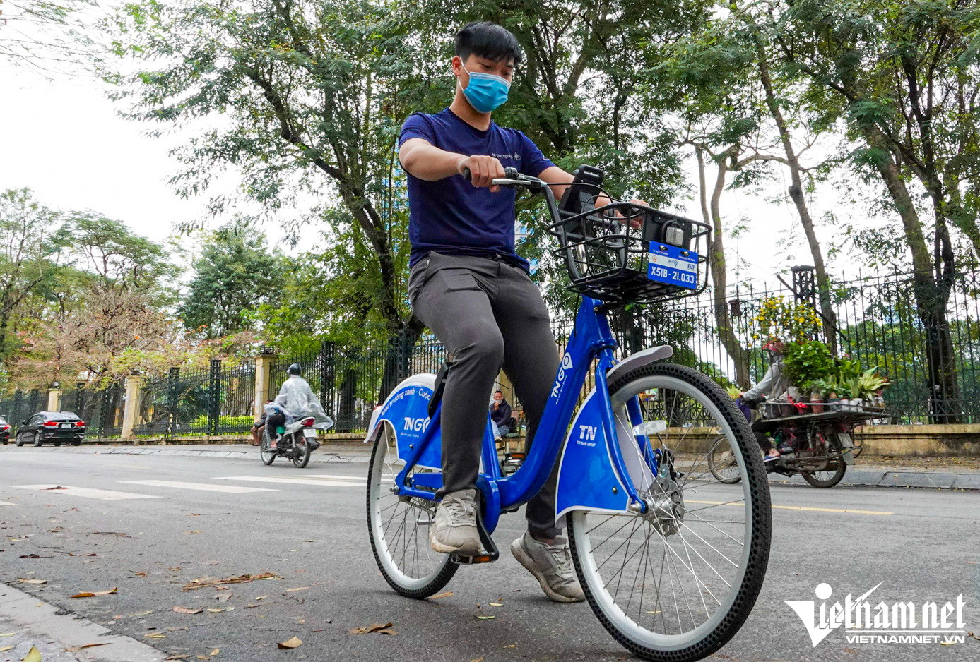 Thí điểm dịch vụ xe đạp công cộng ở Hà Nội vào dịp Tết Nguyên đán