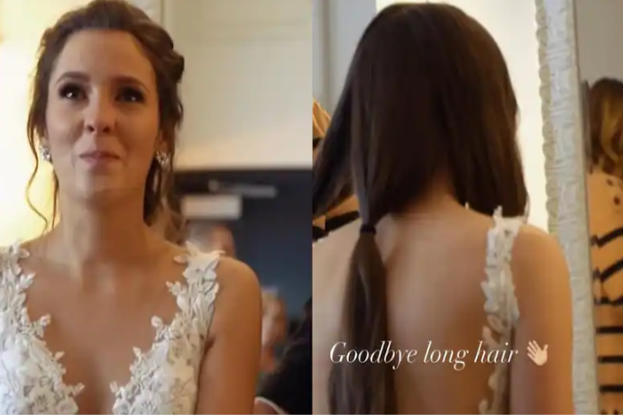 Cô dâu cắt tóc trong đám cưới, lý do khiến nhiều người xúc động