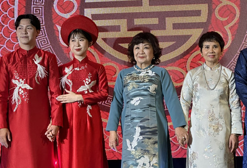 Màn trình diễn áo dài ấn tượng trong ‘Câu chuyện tình yêu Việt - Nhật’
