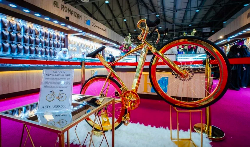 Độc đáo chiếc xe đạp mạ 4 kg vàng, giá bằng Rolls-Royce