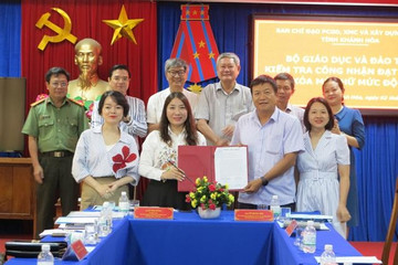 Tất cả đơn vị cấp huyện và xã của Khánh Hòa đạt chuẩn xoá mù chữ mức độ 2