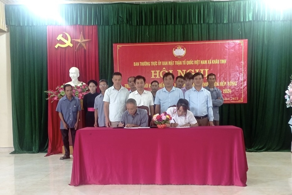 Mô hình điểm cấp xã “Khu dân cư thực hiện nếp sống văn minh trong việc cưới, việc tang’’