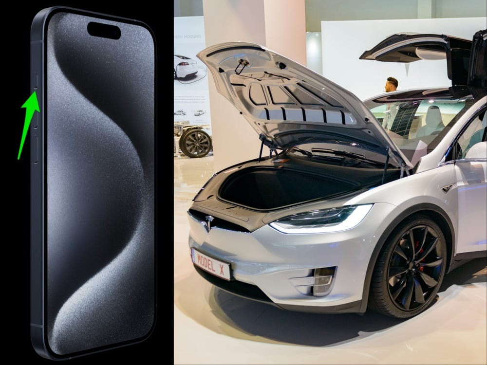 Người dùng xe Tesla thích thú với tiện ích mới chỉ có trên iPhone 15 Pro - 1