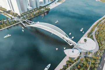 Phê duyệt thiết kế cầu đi bộ qua sông Sài Gòn có hình dáng cây dừa nước