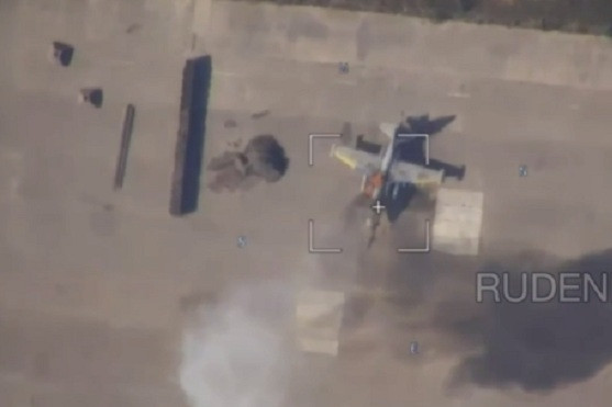 Video UAV Lancet cải tiến của Nga phá hủy Su-25 Ukraine