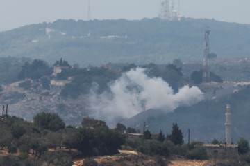 Video Israel pháo kích miền nam Lebanon nhằm đáp trả lực lượng Hezbolla