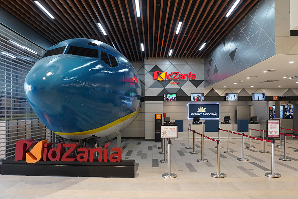 KidZania Hà Nội, Vietnam Airlines mang trải nghiệm hàng không đến trẻ em