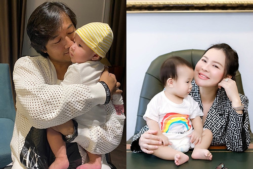 Diễn viên Quý Bình và bà xã doanh nhân Ngọc Tiền lần đầu khoe con trai
