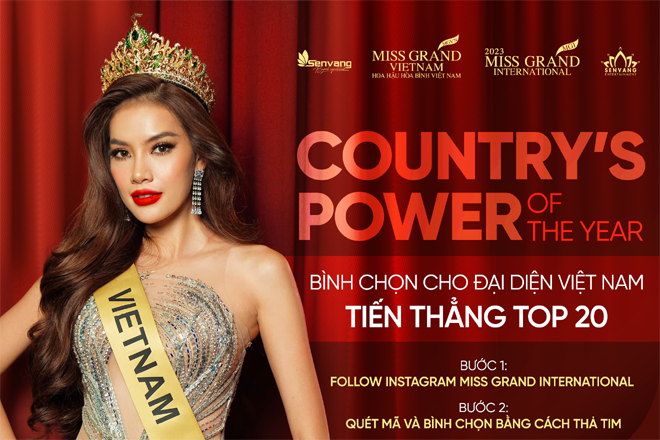Lê Hoàng Phương dẫn đầu bình chọn Popular Vote - Miss Grand International 2023