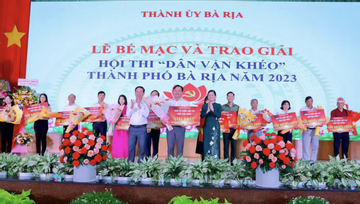 Bế mạc Hội thi Dân vận khéo tỉnh Bà Rịa - Vũng Tàu năm 2023