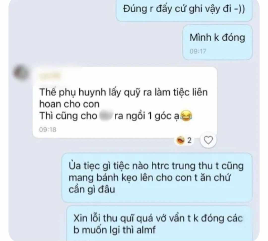 Mẹ không đóng 400 nghìn quỹ lớp,  con bị dọa 'cho ra rìa'