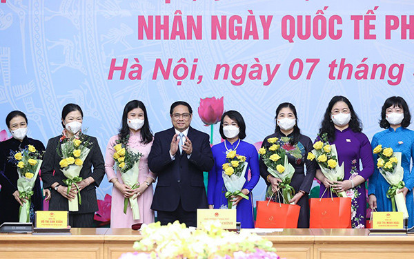 Thủ tướng Phạm Minh Chính: Chúng ta có quyền tự hào về phụ nữ Việt Nam