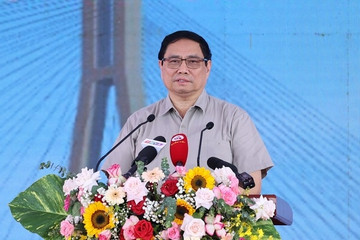 Thủ tướng dự lễ khởi công cầu 8.000 tỷ đồng nối Trà Vinh với Sóc Trăng