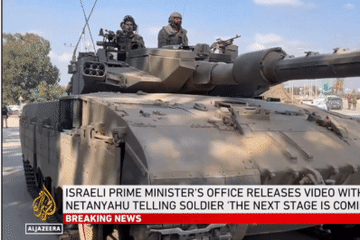 Xe chở quân rầm rập tiến về Gaza, Hezbollah nêu lý do tấn công Israel