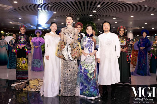 Đạo diễn Hoàng Nhật Nam lan tỏa vẻ đẹp áo dài trong Miss Grand International